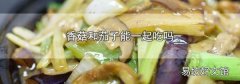 香菇和茄子能一起吃吗