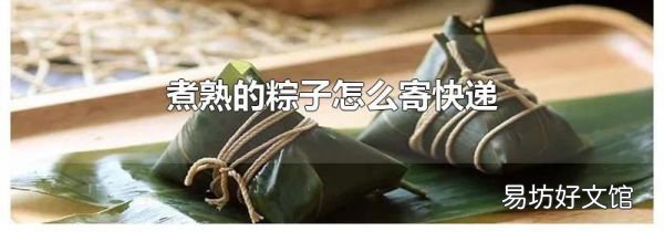 煮熟的粽子怎么寄快递
