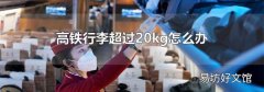 高铁行李超过20kg怎么办