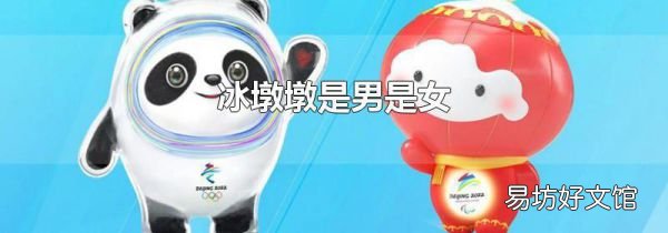 冰墩墩是男是女