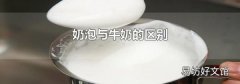 奶泡与牛奶的区别