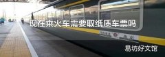 現(xiàn)在乘火車需要取紙質(zhì)車票嗎