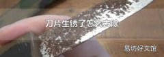 刀片生锈了怎么去除