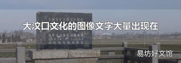 大汶口文化的图像文字大量出现在