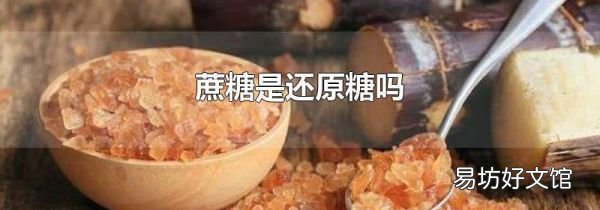 蔗糖是还原糖吗