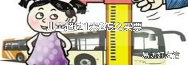 儿童超过1米2怎么买票