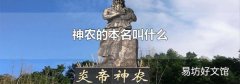 神农的本名叫什么