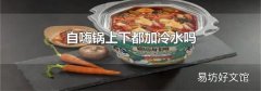 自嗨锅上下都加冷水吗