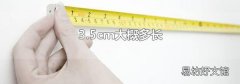 3.5cm大概多长