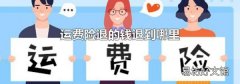 运费险退的钱退到哪里