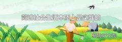 简述社会生活本质上是实践的