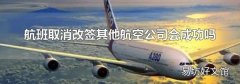 航班取消改签其他航空公司会成功吗