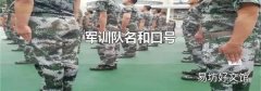 军训队名和口号