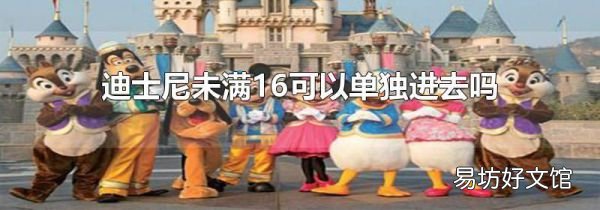 迪士尼未满16可以单独进去吗