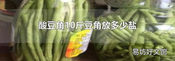 酸豆角10斤豆角放多少盐