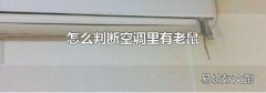 怎么判断空调里有老鼠