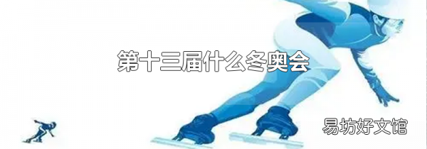 第十三届什么冬奥会