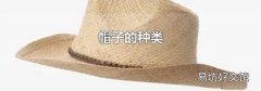 帽子的种类