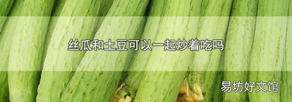 丝瓜和土豆可以一起炒着吃吗