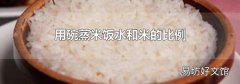 用碗蒸米饭水和米的比例