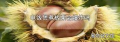 电饭煲煮板栗会爆炸吗