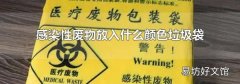 感染性废物放入什么颜色垃圾袋