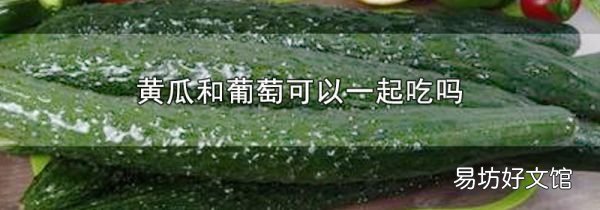 黃瓜和葡萄可以一起吃嗎