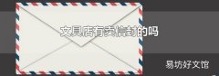 文具店有卖信封的吗