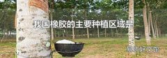 我国橡胶的主要种植区域是