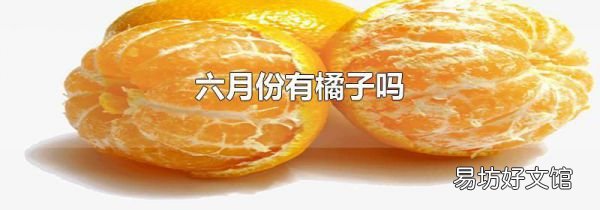 六月份有橘子嗎