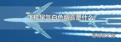 飞机尾气白色烟雾是什么