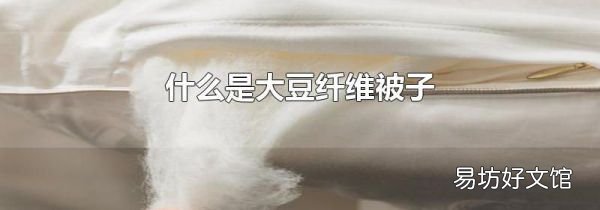 什么是大豆纖維被子