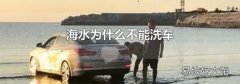 海水为什么不能洗车