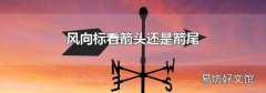 风向标看箭头还是箭尾