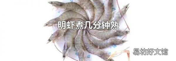 明虾煮几分钟熟