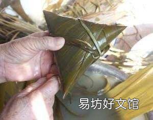 三角粽子的包法視頻慢動作 最簡單的三角粽子包法圖片