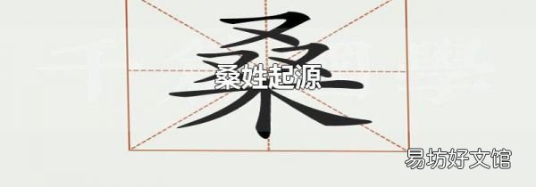 桑姓起源