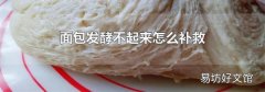 面包发酵不起来怎么补救