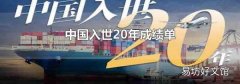 中国入世20年成绩单