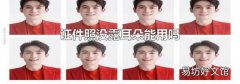 证件照没露耳朵能用吗