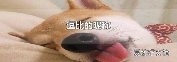 逗比的昵稱