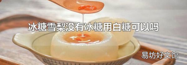 冰糖雪梨没有冰糖用白糖可以吗