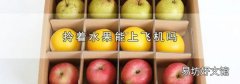 拎着水果能上飞机吗