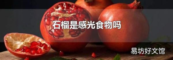 石榴是感光食物吗