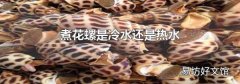 煮花螺是冷水还是热水