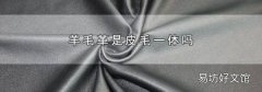 羊毛革是皮毛一体吗