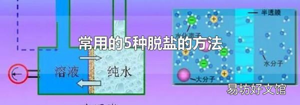 常用的5种脱盐的方法