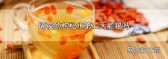 隔夜的枸杞水第二天能喝吗