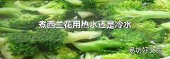 煮西兰花用热水还是冷水