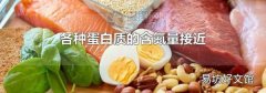 各种蛋白质的含氮量接近